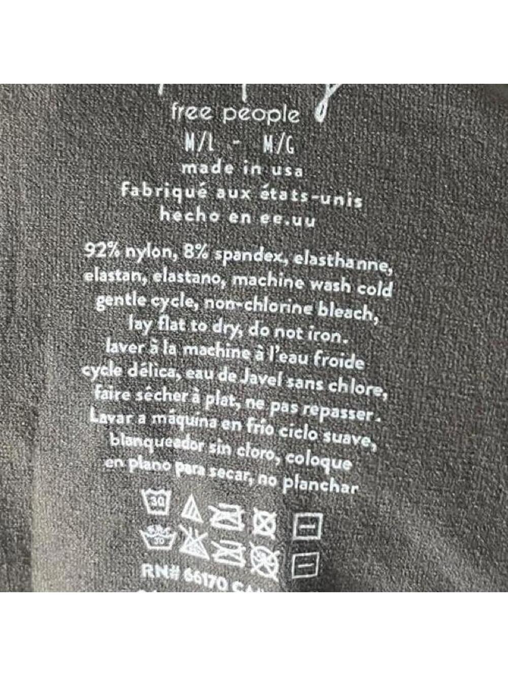 NWT Free People Intimately Seamless Mini Slip Dress Womens Black M/L - Picture 5 of 6